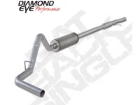 Cat Back Exhaust System 2014 Silverado/Sierra 1500 4.8L And 5.3L V8 3 Inch Single In/Out Pass Aluminized Diamond Eye