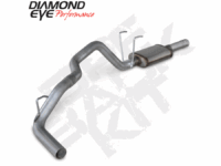 DPF Back Exhaust For 2014 Ram 1500 3.0L Eco-Diesel 3 Inch Single In Dual OutPassStainless Diamond Eye
