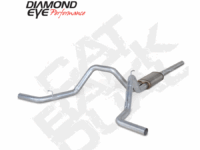 Cat Back Exhaust System For 04-08 Ford 150 5.4L 3 Inch With Muffler Cat Back Dual Split Rear Aluminized Diamond Eye