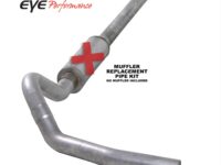 Cat Back Exhaust System For 01-05 Silverado/Sierra 2500/3500 6.6L 4 inch Single Pass No Muffler Stainless Diamond Eye