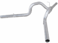 DPF Back Exhaust Dual Aluminized 16-18 Silverado/Sierra 2500/3500 Diamond Eye