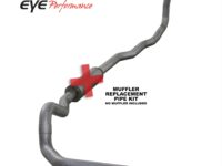 Turbo Back Exhaust With Muffler For 89-93 Dodge RAM 2500/3500 Long Bed 4 Inch 4WD Side Aluminized Diamond Eye