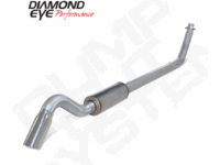 Turbo Back Exhaust 94-02RAM 2500/3500 4 Inch Single In/ Single Out Pass With Muffler Aluminized Diamond Eye