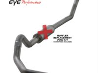 Turbo Back Exhaust No Muffler For 94-02 Dodge RAM 2500/3500 5.9L Cummins 4 Inch Stainless Diamond Eye