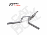 Cat Back Exhaust System 94-97.5 Ford F250/F350 Superduty 4 Inch With Muffler Single/Dual Aluminum Diamond Eye