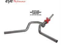 Cat Back Exhaust System 94-97.5 F250/F350 4 inch Single In/ Dual Out Split Rear/Side No Muffler Stainless Diamond Eye
