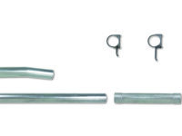 Turbo Back Exhaust System For 00-03 .5 Ford F-250/F-350 7.3 Liter Muffler Replacement Pipe Single Turn Down Aluminized