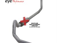 Turbo Back Exhaust 98-03 E-Series 4 Inch Single Pass No Muffler Aluminized Performance Series Diesel Diamond Eye