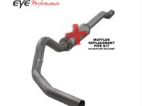Cat Back Exhaust System For 03-07 Ford F250/F350 Superduty 6.0L 4 inch Single Side No Muffler Stainless Diamond Eye