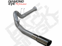 Filter Back Exhaust For 11-14 Ford F250/F350 Superduty 6.7L Powerstroke 4 Inch Single Pass Stainless Diamond Eye