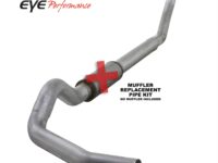 Turbo Back Exhaust 94-02 Dodge RAM 2500/3500 5.9L Cummins 5 Inch SinglePassWithno Muffler Aluminized Diamond Eye