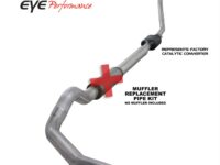 Turbo Back Exhaust For 94-97.5 Ford F250/F350 Superduty 7.3L 5 Inch No Muffler Single Pass Aluminum Diamond Eye